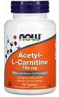 NOW Foods, Acetyl L-Carnitina 750 mg - 90 Tablete