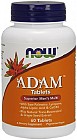 NOW Foods, ADAM, Super Multivitamine pentru Barbati - 60 Tablete