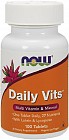 NOW Foods, Daily Vits Multivitamine si Minerale - 100 Tablete