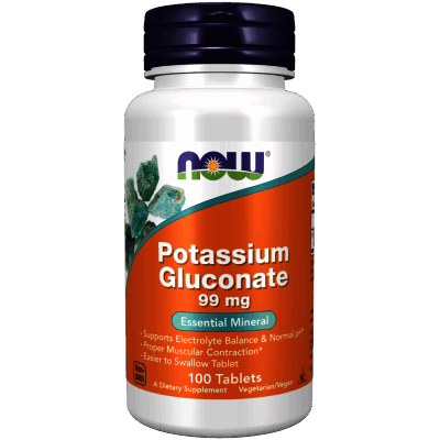 Potasiu Gluconat 99 mg - 100 Tablete