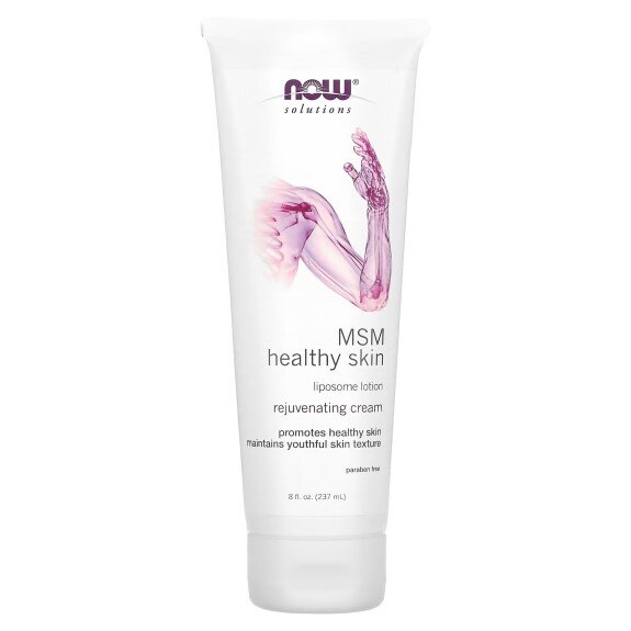 NOW Foods, MSM Healthy Skin, Liposome Lotion, pentru pentru hidratarea pielii și reducerea inflamației
