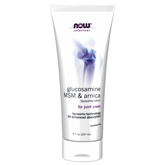Loțiune cu Glucozamină, MSM & Arnica – 8 oz (237 ml) – NOW Foods (NOW Solutions) Loțiune liposomală Glucosamine MSM & Arnica – 8 oz (237 ml) – NOW Foods (gamă NOW Solutions)