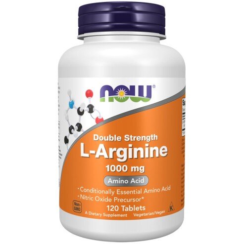 L-Arginina NOW Foods 120 tablete NOW Foods L-Arginina 1000 mg tablete