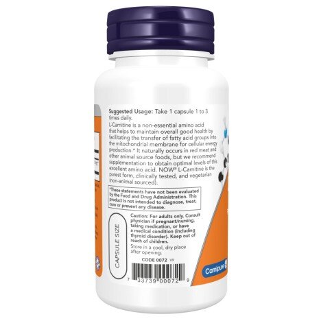 L-Carnitina NOW Foods capsule NOW Foods L-Carnitina capsule