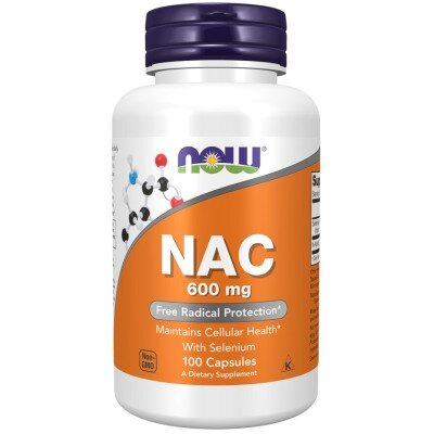 NAC (N-Acetyl Cysteine) 600mg - 100 Capsule  NAC (N-Acetyl Cysteine) 600mg - 100 Capsule