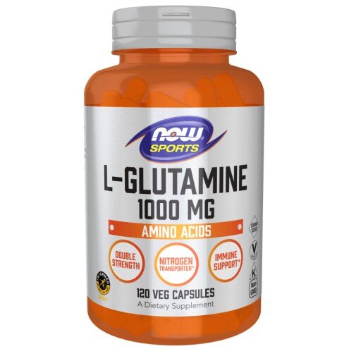NOW Foods, L-Glutamina 1000 mg – 120 Capsule vegetale