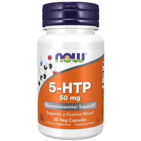 5-HTP 50 mg – 30 Capsule vegetale – NOW Foods NOW Foods, 5-HTP 50 mg – 30 Capsule vegetale