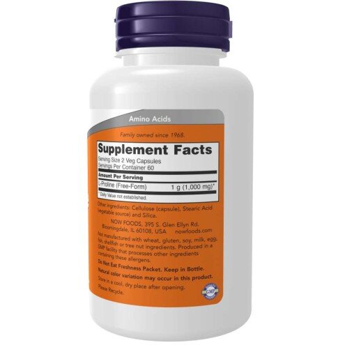 L-Prolina 500 mg – 120 Capsule vegetale – NOW Foods NOW Foods, L-Prolina 500 mg – 120 Capsule vegetale