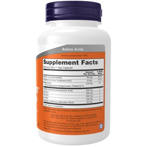 NOW Foods, True Calm – 90 Capsule vegetale
