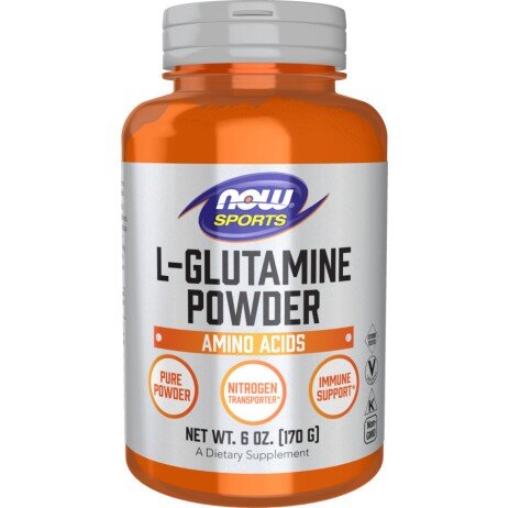 L-Glutamina – 170 g – NOW Foods NOW Foods, L-Glutamina – 170 g