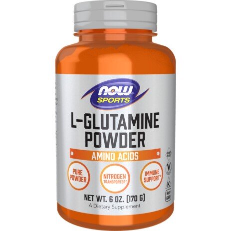 L-Glutamina – 170 g – NOW Foods NOW Foods, L-Glutamina – 170 g
