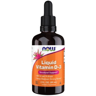 Vitamina D-3 Lichida 100 IU/picatura - 59ml Vitamina D-3 Lichida 100 IU/picatura - 59ml