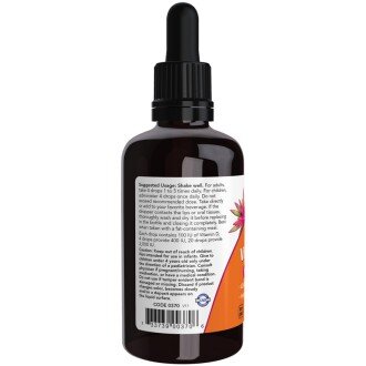 Vitamina D-3 lichidă – 59 ml – NOW Foods NOW Foods, Vitamina D-3 lichidă 100 IU/picătură – 59 ml