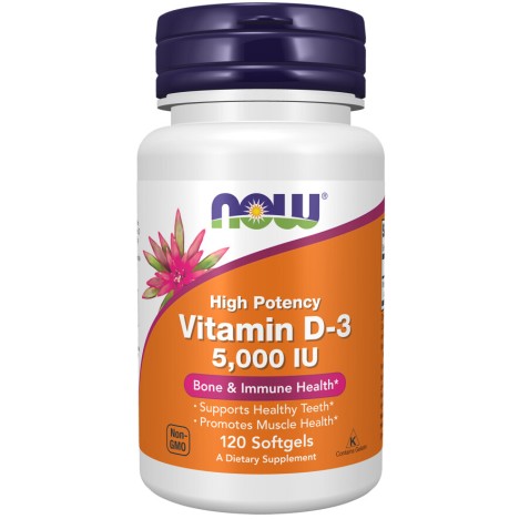 Vitamina D-3 5000 IU – 120 Gelule moi – NOW Foods NOW Foods, Vitamina D-3 5000 IU – 120 Gelule moi