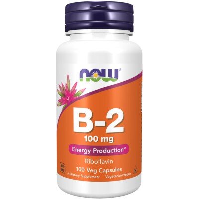 Vitamina B-2 (Riboflavina) 100mg - 100 Capsule vegetale Vitamina B-2 (Riboflavina) 100mg - 100 Capsule vegetale