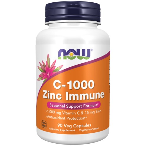 Vitamina C Zinc NOW Foods NOW Foods Vitamina C Zinc capsule vegetale