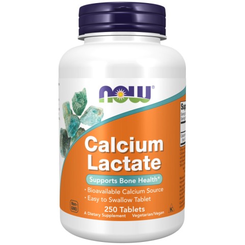 Calciu Lactate NOW Foods NOW Foods Calciu Lactate tablete