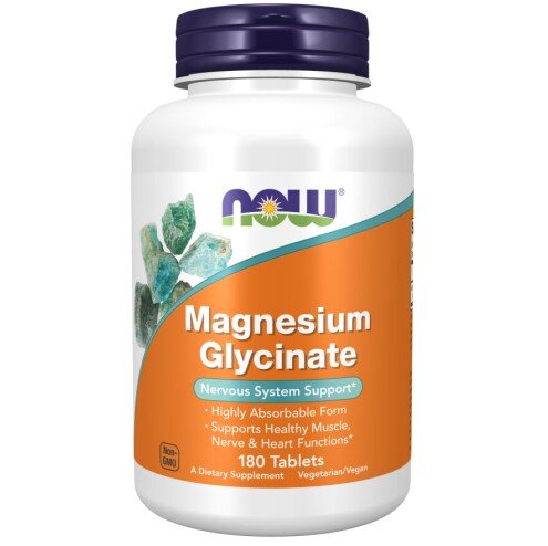 Magneziu Glicinat NOW Foods NOW Foods Magneziu Glicinat tablete