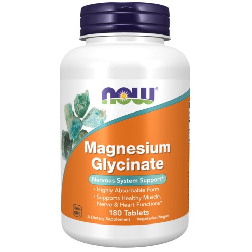 Magneziu Glicinat NOW Foods NOW Foods Magneziu Glicinat tablete