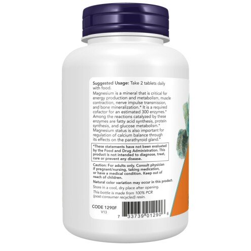 Magneziu Citrat NOW Foods NOW Foods Magneziu Citrat tablete