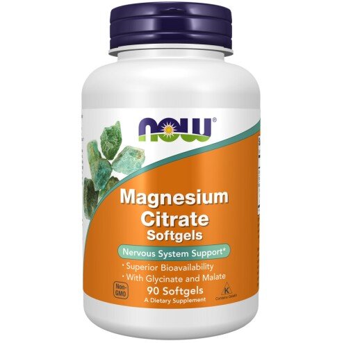 Magneziu Citrat Softgels NOW Foods NOW Foods Magneziu Citrat Softgels