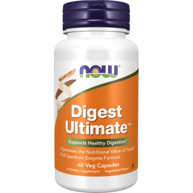 NOW Foods, Digest Ultimate, 60 Capsule vegetale NOW Foods, Digest Ultimate, pentru pentru susținerea digestiei și absorbția nutrienților