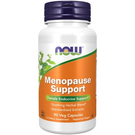 NOW Foods, Menopause Support - 90 Capsule vegetale NOW Foods, Menopause Support, pentru pentru susținerea echilibrului hormonal și confortul în perioada menopauzei