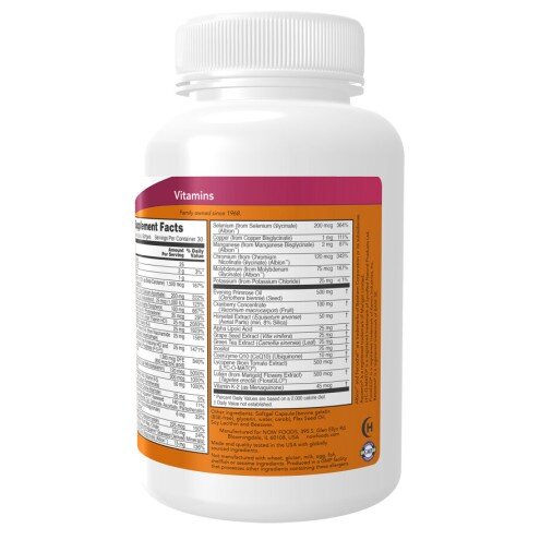 NOW Foods, Eve Multivitamine pentru Femei - 90 Softgels NOW Foods, Eve Multivitamine pentru Femei, pentru pentru susținerea sănătății femeilor și echilibrul hormonal