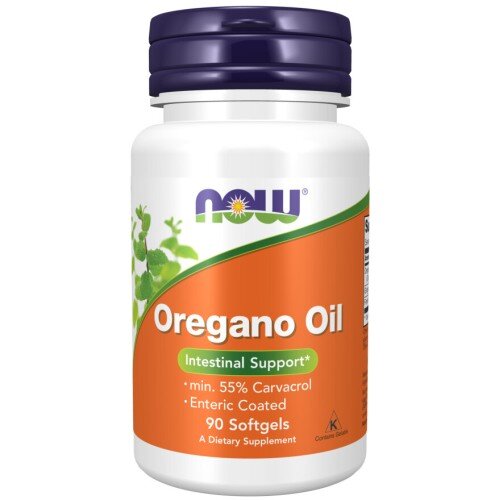 NOW Foods, Foods Oregano Oil - 90 Softgels NOW Foods, Oregano Oil, pentru pentru susținerea sănătății respiratorii și protecția antioxidantă