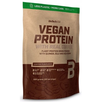 BiotechUSA Vegan Protein - 500g (Coffe)