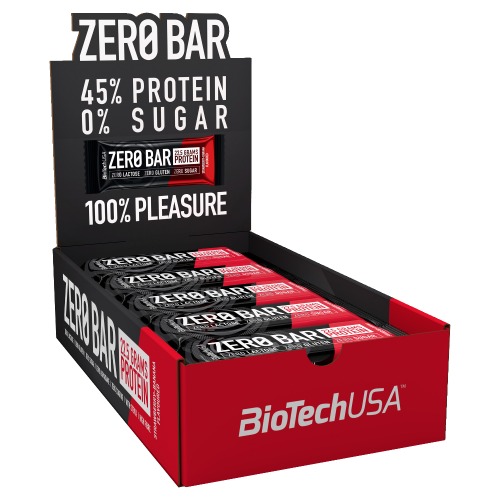BiotechUSA - Zero Bar 50g - 20 buc/Cutie