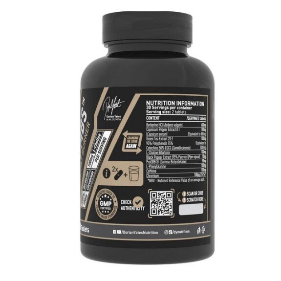Dorian Yates Blackbombs - 60 Tablete Dorian Yates Blackbombs - 60 Tablete