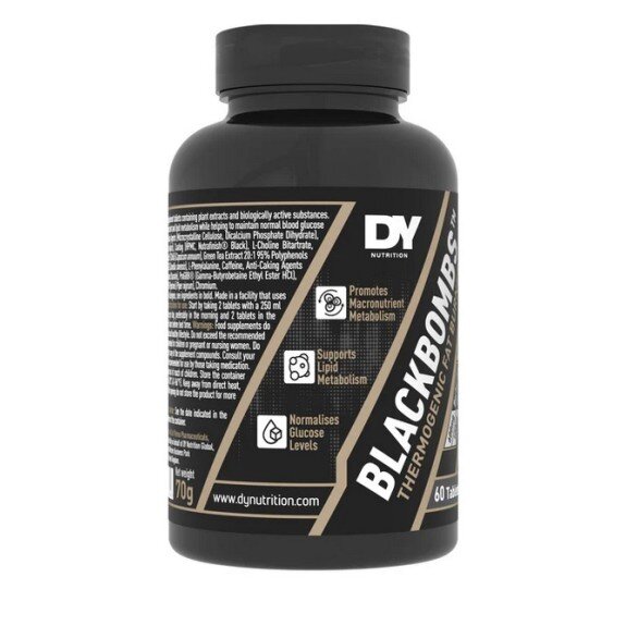 Dorian Yates Blackbombs - 60 Tablete Dorian Yates Blackbombs - 60 Tablete