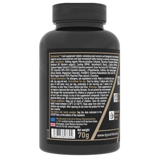 Dorian Yates Blackbombs - 60 Tablete Dorian Yates Blackbombs - 60 Tablete