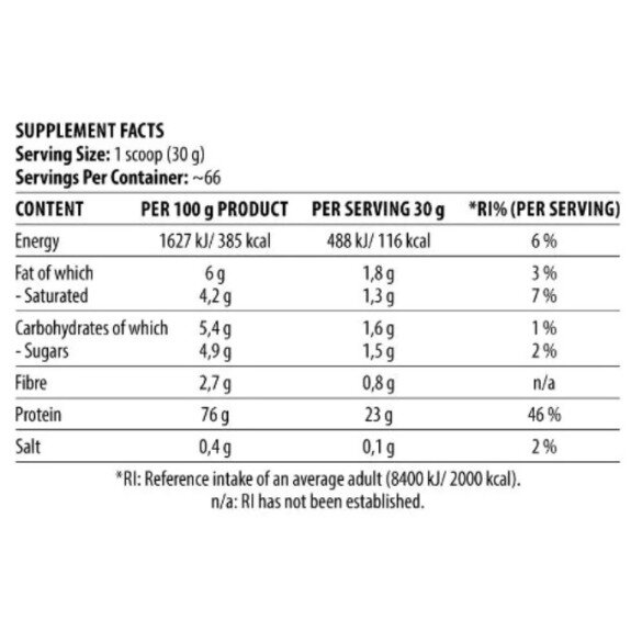 Dorian Yates Shadowhey Whey Protein Concentrate - 2 Kg