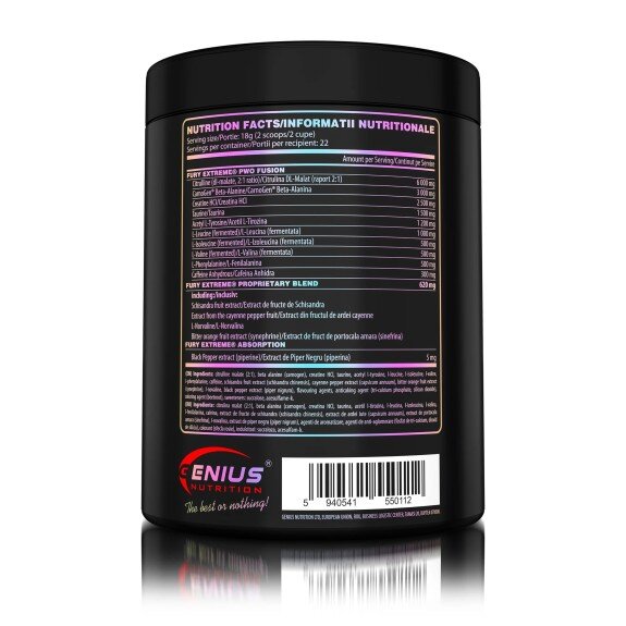 FURY Extreme – Genius Nutrition FURY Extreme – 400 g – Genius Nutrition