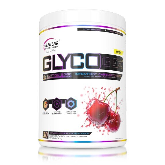 Glycogex Intra/Post Carbohydrate – Genius Nutrition Glycogex Intra/Post Carbohydrate – 900 g – Genius Nutrition