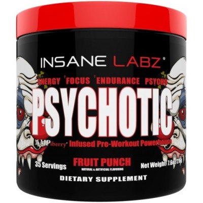 Insane Labz Psychotic Red Pre-Workout - 204g
