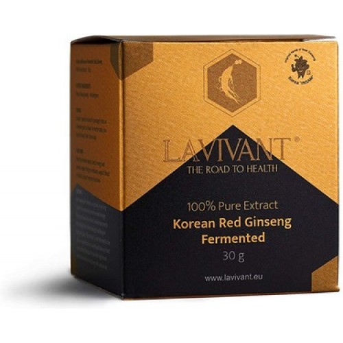 LaVivant Extract Pur de Ginseng Rosu Korean Fermentat 110mg/g ginsenozide - 30g