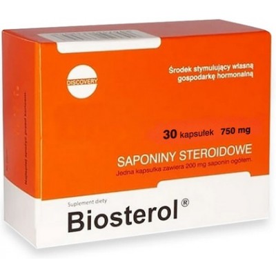 Megabol BIOSTEROL 670mg, Super TestoBooster - 36 Capsule