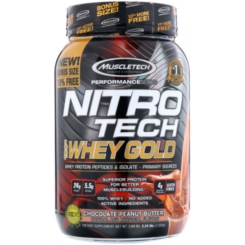 MuscleTech Nitro-Tech 100% Whey Gold - 1.13 Kg 