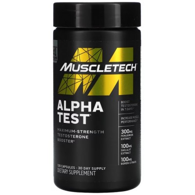 MuscleTech Alpha Test - 120 Capsule