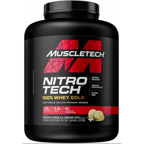 MuscleTech Nitro-Tech 100% Whey Gold - 2.5kg Double Rich Chocolate