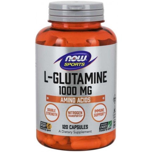 NOW L-Glutamina 1000mg - 120 Capsule