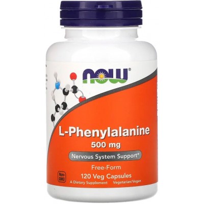 NOW Foods L-Phenylalanine 500 mg - 120 Capsule vegetale