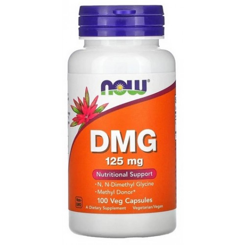 NOW DMG (N-Dimethyl Glycine) 125mg - 100 Capsule Vegetariene