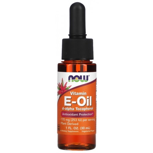 NOW Foods Vitamina E-Oil d-alpha Tocopherols 170mg - 30 ml