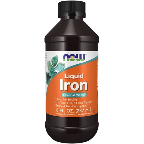 Now Iron Liquid 18mg - 237 ml