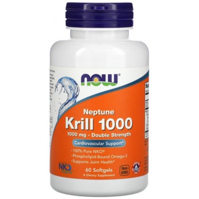NOW Foods, Neptune KRILL OIL 1000mg - 60 Softgels