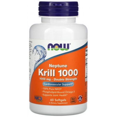 NOW Neptune KRILL OIL 1000mg - 60 Softgels
